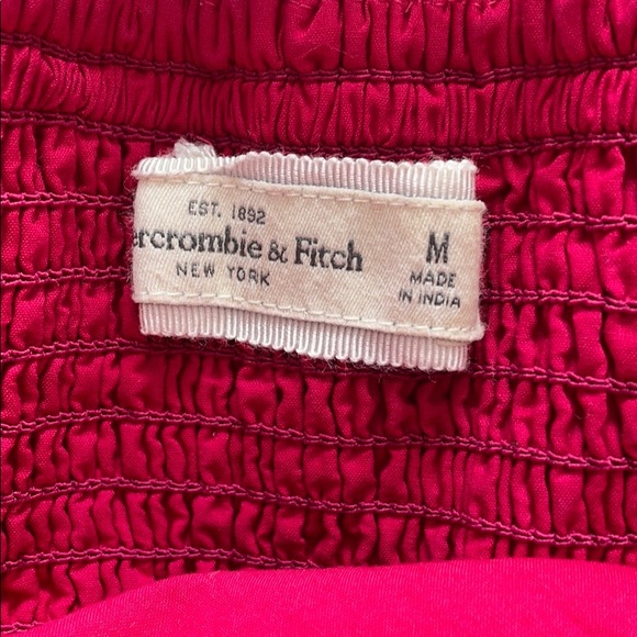 Abercrombie Pink Strapless Dress M-Good Condition - Picture 3 of 3